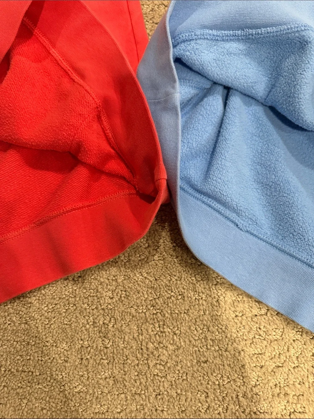 Nike Hoodies Duo — Pink & Light Blue Pullover Hoodies